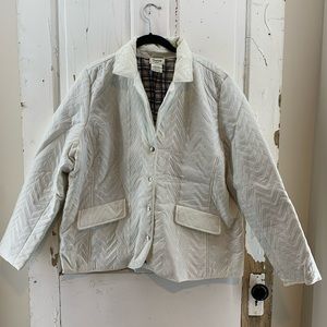 Cambridge Dry Goods White Quilted Jacket